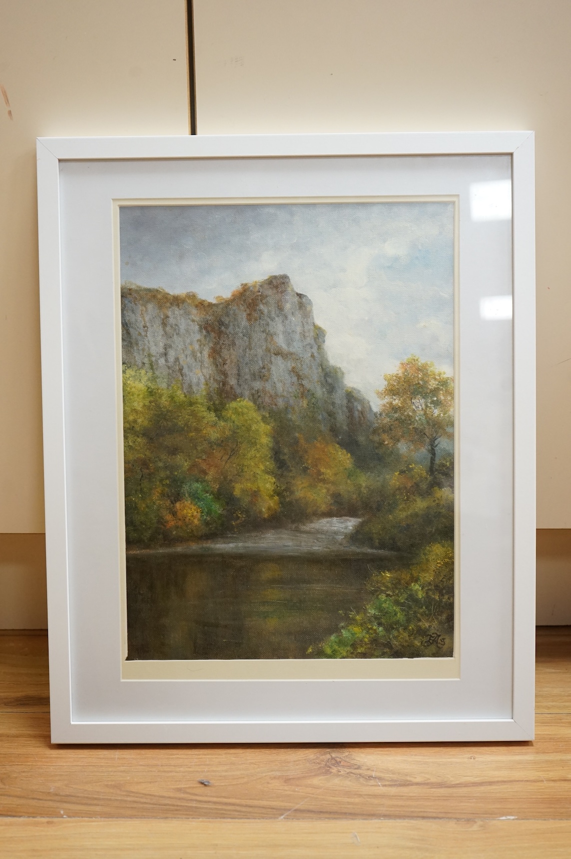 EAS, four oils, landscapes and riverscapes to include ‘The Derwent Matlock, Derbyshire’, each initialled, largest 29 x 39cm